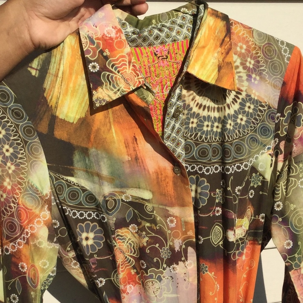 Robert Graham shirtdress/ jacket